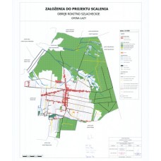 Założenia do projektu scalenia gruntów - obręb Rokitno Szlacheckie (gmina Łazy)
