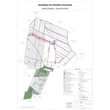 Założenia do projektu scalenia gruntów - obręb Zarębice (gmina Przyrów)